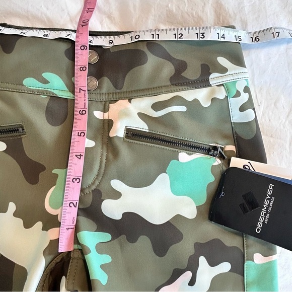 Obermeyer Clio Camo Print Womens Softshell Pant Size 6 Ski Snowboard Winter NWT - Picture 11 of 13